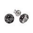 Sudraba auskari "Klasika (Silver Night)" ar Swarovski™ kristāliem